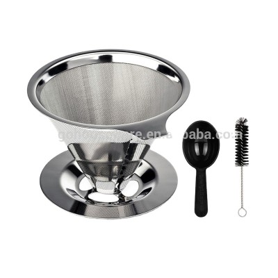 Customized drip coffee cone filter for coffee accessory