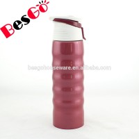 one hand operate vacuum flask with flip top lid stainless steel thermos