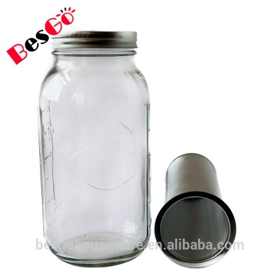 32 oz custom Ice cold drink glass mason jars wholesale