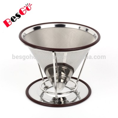 Commercial custom food grade handmade coffee dripper